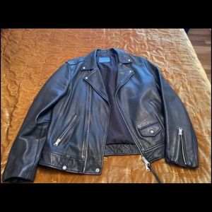 Men’s All Saints Black Leather Jacket